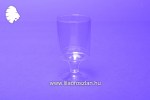 Snapszos átlátszó pohár (likőrös talpas) 50 ml